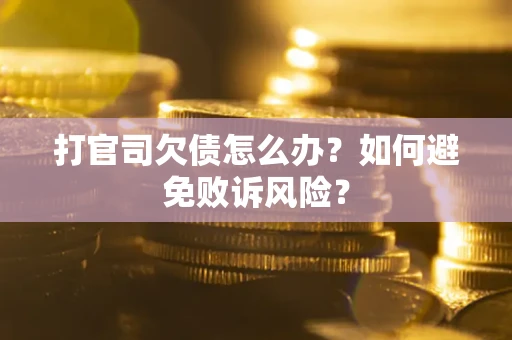 武汉打官司欠债怎么办？如何避免败诉风险？