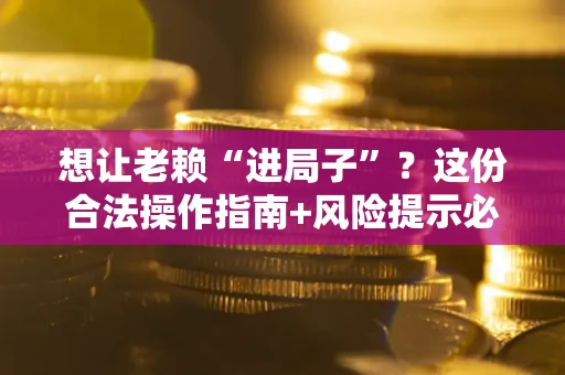 武汉想让老赖“进局子”？这份合法操作指南+风险提示必须看！