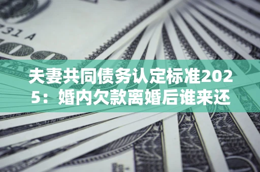武汉夫妻共同债务认定标准2025:婚内欠款离婚后谁来还? 武汉夫妻共同债务认定标准2025:婚内欠款离婚后谁来还?