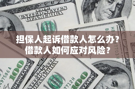 武汉担保人起诉借款人怎么办？借款人如何应对风险？
