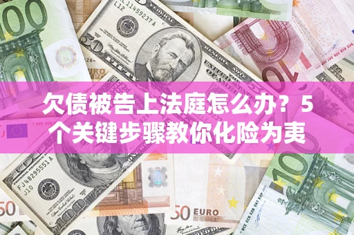 武汉欠债被告上法庭怎么办？5个关键步骤教你化险为夷