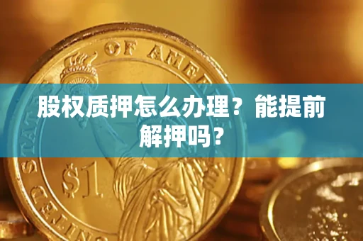 武汉股权质押怎么办理？能提前解押吗？