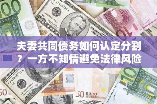 武汉夫妻共同债务如何认定分割？一方不知情避免法律风险必看！
